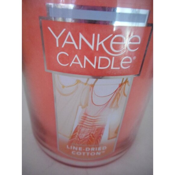 New Retired Yankee Candle Line Dried Cotton 22 oz Large Jar - Picture 2 of 3